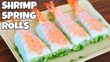 Shrimp Spring Rolls (Summer Rolls)–Make Like a PRO at Home!