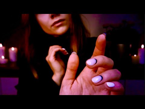 ASMR Hand Movement for Sleep No Talking | Relaxing Water Sounds | Close Face Touching