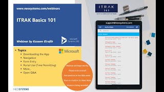 ITRAK Basics 101: App Orientation