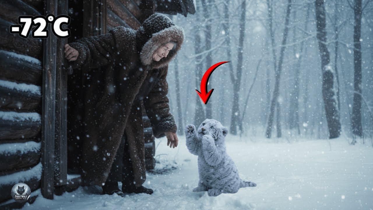 –71°C Survival 82-Year-Old Woman Saves White Tiger Cub from Poachers in Siberia