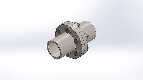 Solidworks tutorial #12 - Flange Coupling Assembly