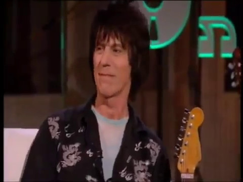 Jeff Beck demonstrating \