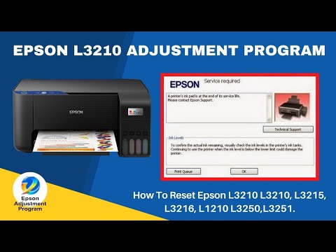 epson L3215, L3210 red light solution, 3215 epson resetter free download, epson paper light blinking