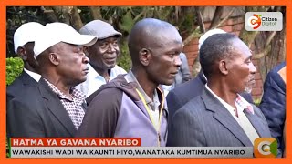 Baraza la wazee Nyamira lataka viongozi wao kuelewana