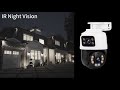 4K 8MP Surveillance XMEYE POE System Dual Lens PTZ Two Way Audio POE Security Camera System 16CH POE