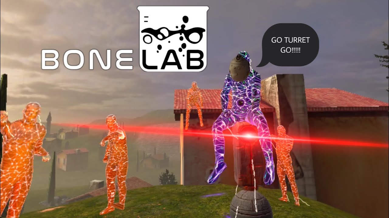Turret Bonelab NULLBODYS CAN RIDE TURRETS NOW? episode 4 (NULLWAR BONELAB) - YouTube