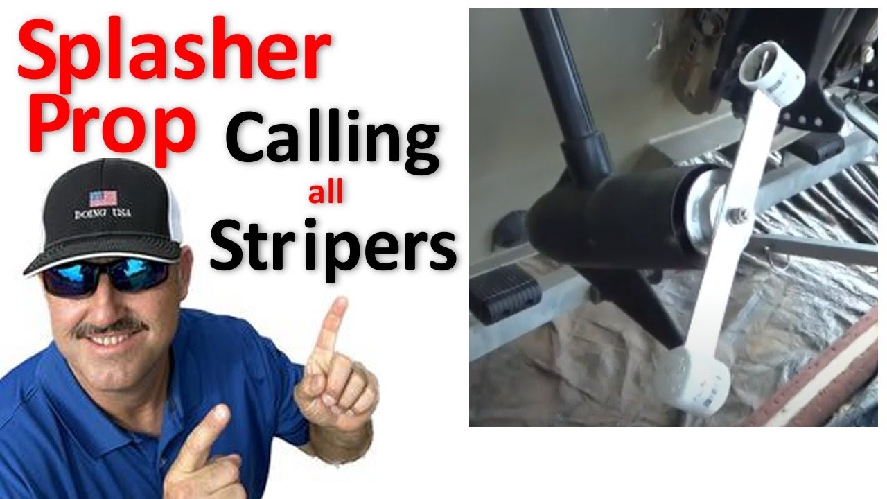 DIY Splasher Prop Thumper for Stripers (Striped Bass), Hybrids and White  Bass #diy #fishing 