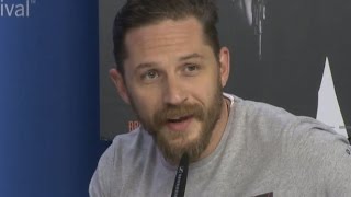 Tom Hardy shuts down a reporter for asking about his sexuality