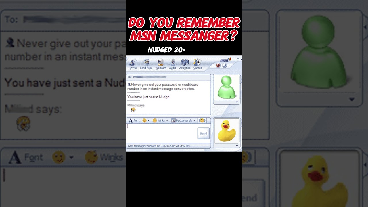MSN Messenger Memories That Will Make You Miss 2005!