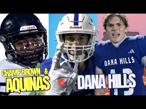 CIF PLAYOFF CHAOS!! 😳 Aquinas vs Dana Hills | Big Plays, Controversy & Heartbreak Ending 🔥