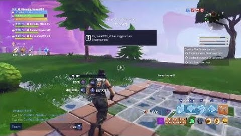 Fortnite Build Structures in a 53+ zone