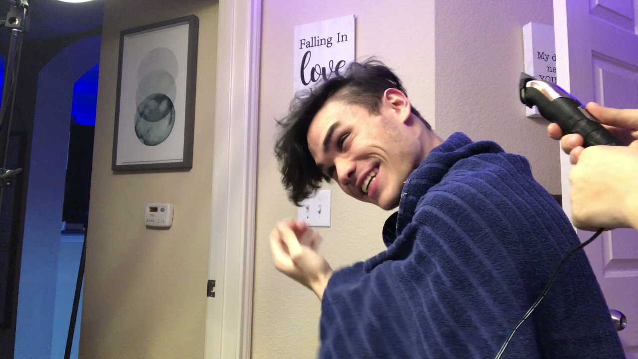 buzzing all of his hair off??? short! YouTube