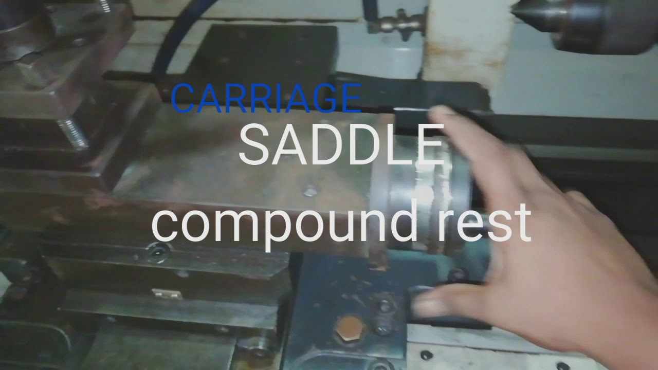 Lathe machine parts in telugu santhosh reddy YouTube