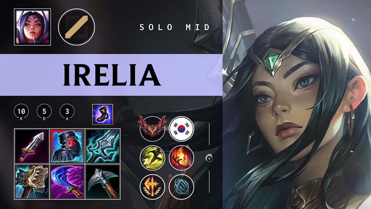 Irelia Mid vs Syndra - KR Grandmaster Patch 26.01
