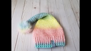 How to Crochet Super Cute Baby Hat Baby Beanie Pixie Hat Gnomes Hat Kukuleta bere 🌸🍁