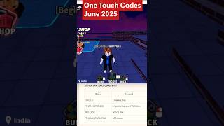 *NEW* One Touch Roblox Codes 2025 #roblox #robloxcodes #onetouch #redeemcode #robloxfyp