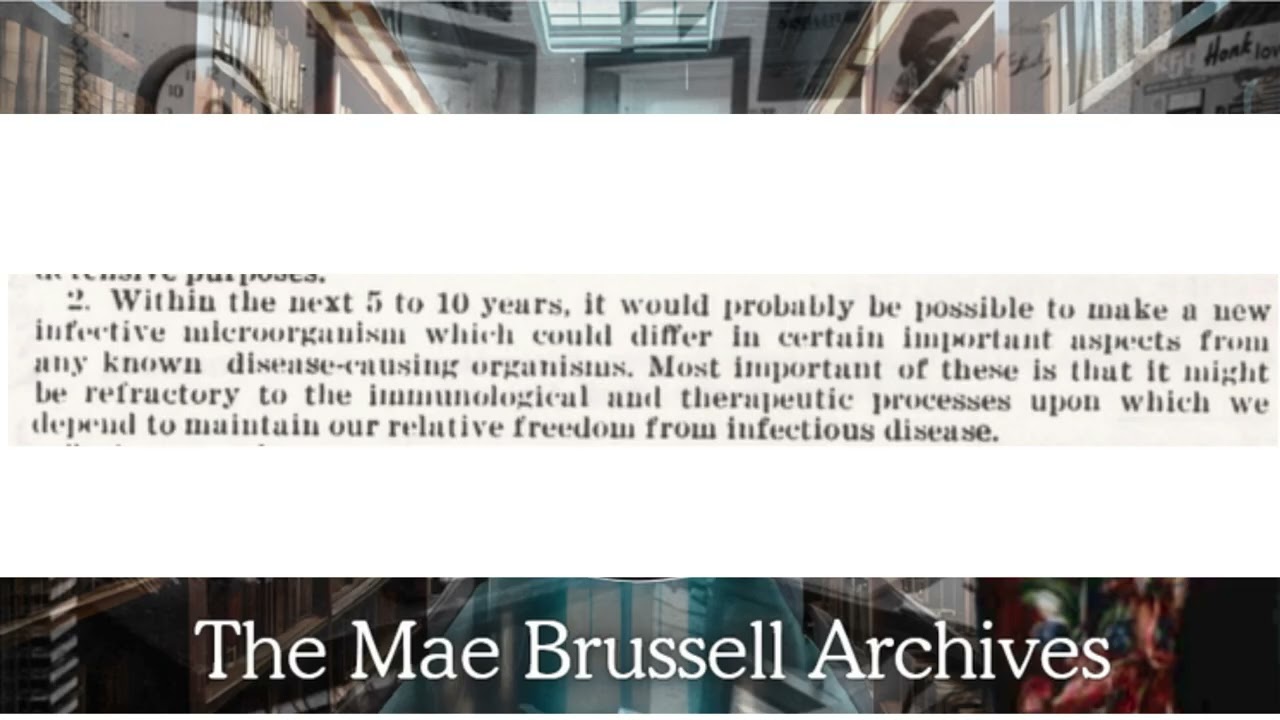 Отрывок из слушаний по химическому и биологическому оружию