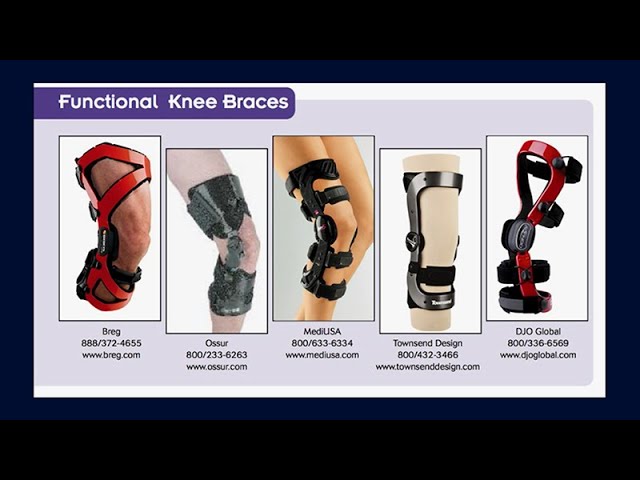 Bracing for Acute Injury, Functional Activity and Osteoarthritis of the Knee  