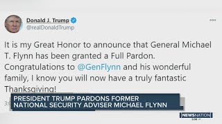 President Trump pardons former national security adviser Michael Flynn