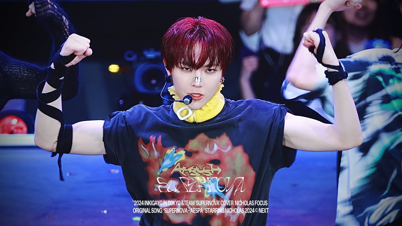 [4K] 241013 INKIGAYO IN TOKYO SUPERNOVA &TEAM NICHOLAS 앤팀 니콜라스 FOCUS FANCAM