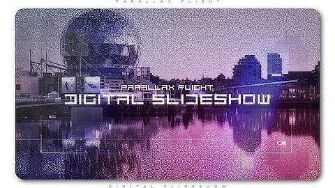 Digital Flight Parallax Slideshow | After Effects Template | Project Files - Videohive