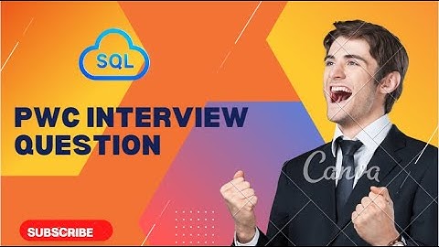 PWC Interview Question for Data Analyst Role | SQL Intermediate Question 14