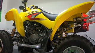 The Suzuki LTZ -250 needs some carburetor work.