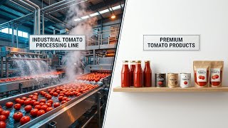 Inside a Modern Tomato Processing Line