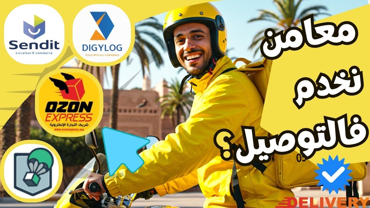 أرخص شركات التوصيل في المغرب 🚚  Ozon express Olivraison Sendit digilog 🏍 Livraison Maroc E commerc