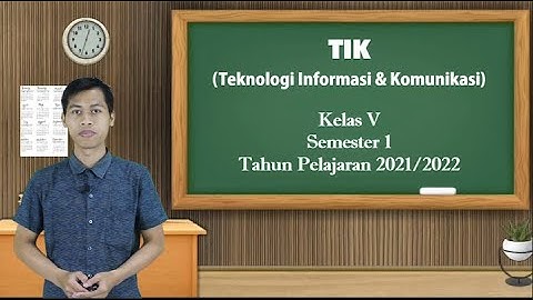 Video Pembelajaran TIK Kelas 5 Materi Microsoft Word
