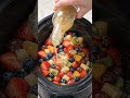 Warm Vanilla Fruit Compote 🍓🍍