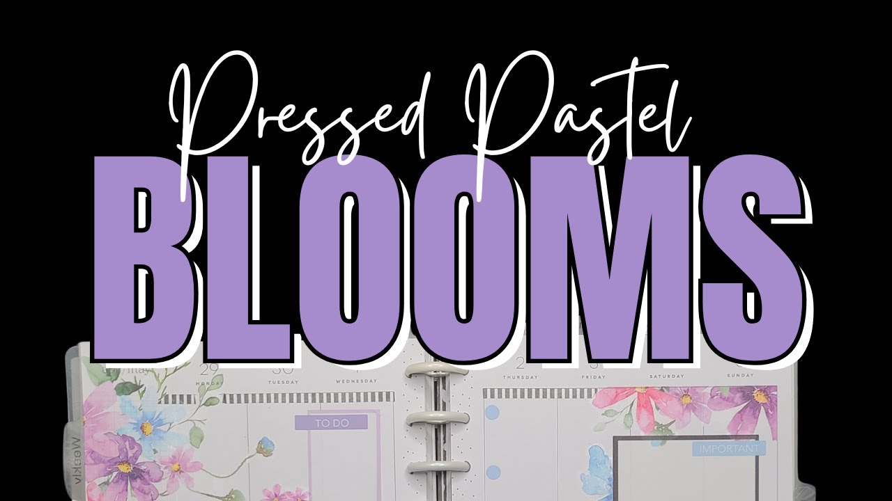 Vertical Layout Happy Planner | Live Love Posh Luxe Spring | Plan With Me
