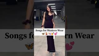 Songs for western wear💃👒💕 #shorts #viral #westernwear #westernmusic #bollywoodsongs #instagram #song