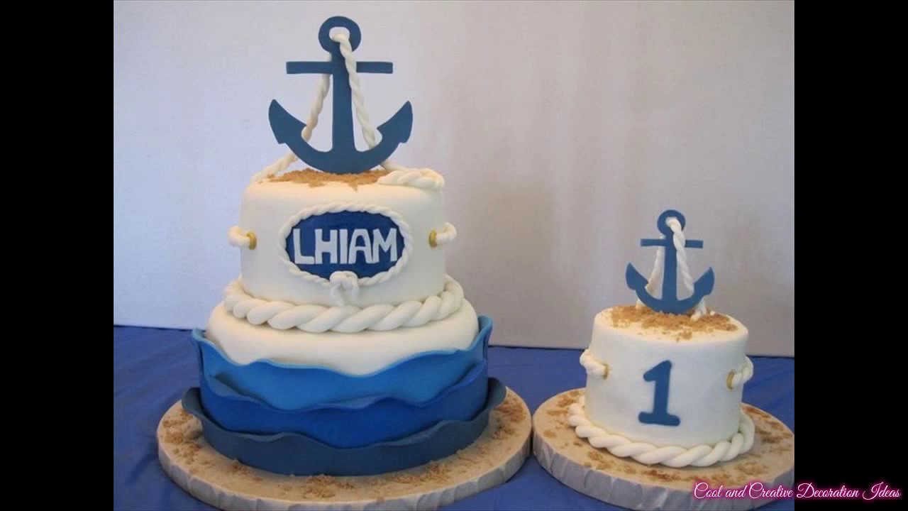 First Birthday  Cake  Design Decorating  Ideas  for Boys YouTube 