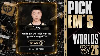 The Ultimate Worlds 2026 Pick'ems