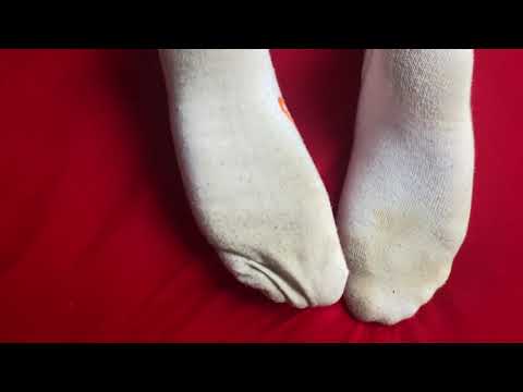 Dirty white socks