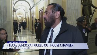Texas Rep. Al Green ejected during Trump's speech to Congress