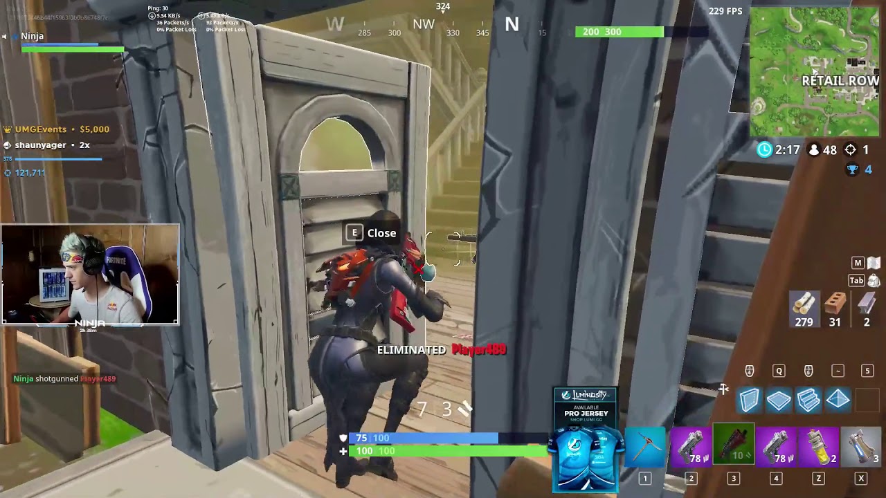 Ninja FARTS LIVE While Playing Fornite