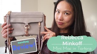 rebecca minkoff mini mac in tortora handbag review