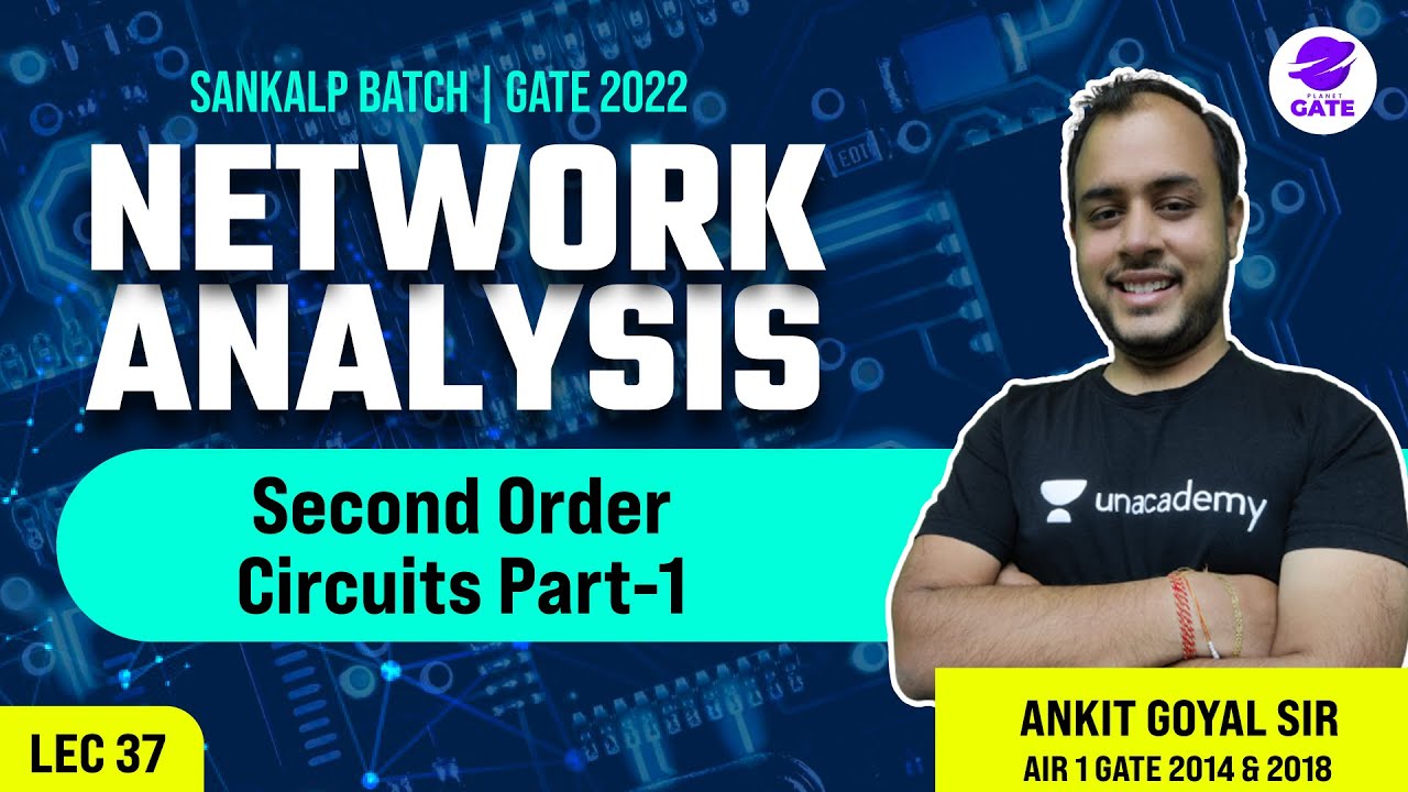 Second Order Circuits Part-1 | L 37 | Network Analysis | Sankalp GATE 2022 