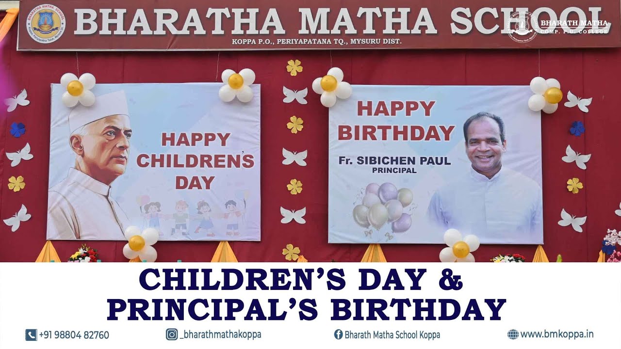 Children's Day & Principal's Birthday Celebration