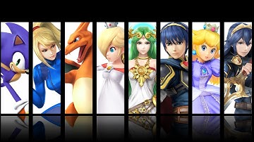 Super Smash Bros. Wii U: CPU 8-Player Smash: Big Battlefield (1080p HD)