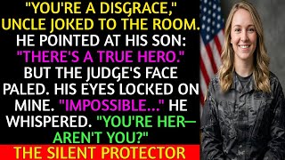 He Mocked His Niece Before a Judge—Then He Recognized the Silent Protector.