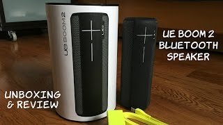 Get the ue boom 2 bluetooth speaker here: https://goo.gl/t1zhvm this
video is an unboxing and review of wireless speaker. ...