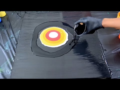 BIG Canvas | Fluid Art | ACRYLIC POUR | Dutch Pour |Acrylic Pouring Technique