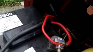 how wired the pto to the toggle switch on the snapper lt11 tractor
