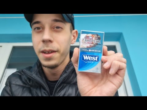 Обзор сигарет West Blue Up с непонятной технологией