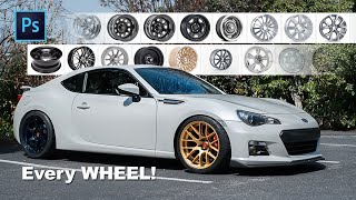 How to use Photoshop to change car wheels - (step-by-step) screenshot 5