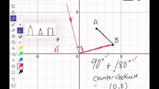Rotation 90/180 degrees using Ruler & Protractor