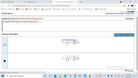 MTH101 Quiz3 solution (2nd vedio) | 100% Correct answer |